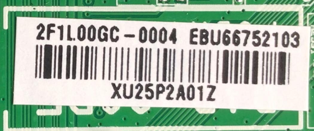 MAIN PARA TV LG / NUMERO DE PARTE EBU66752103 / EAX69762805(1.0) / 2F1L00GC / XU25P2A01Z / PANEL NC430TQG-VHKP1 / DISPLAY PT430GT01-5 VER.1.0 / MODELO 43NANO75UQA.BUSSLJM - Imagen 3